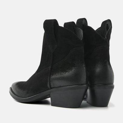 Gigi Damen Wildleder Stiefeletten Black