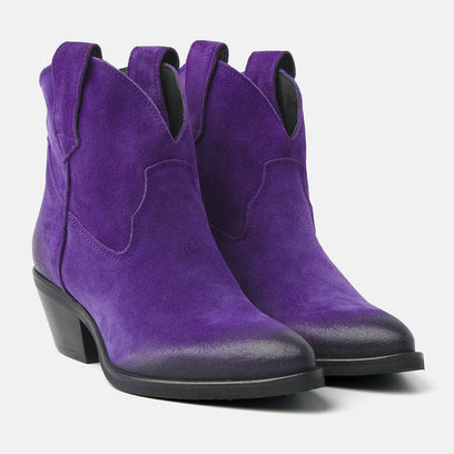 Damen-Stiefeletten 55.103 Purple