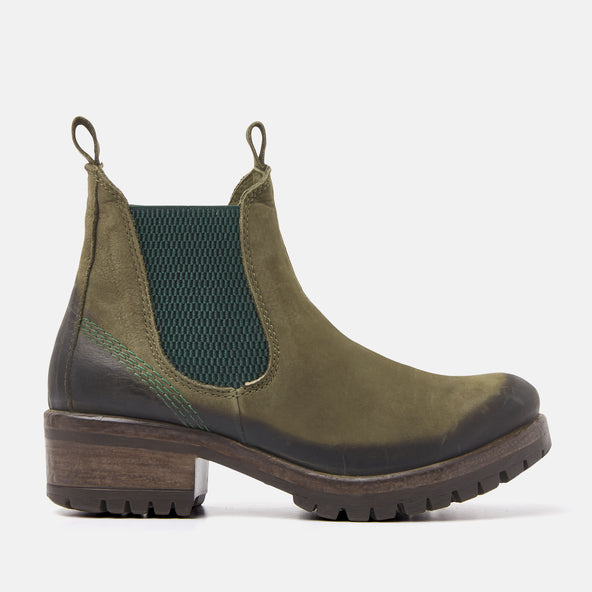 Chelsea-Boots Damen 68.001 Green Chelsea-Boots Damen 68.001 Green