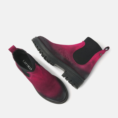 Chelsea-Boots Damen 85.611 Fuxia