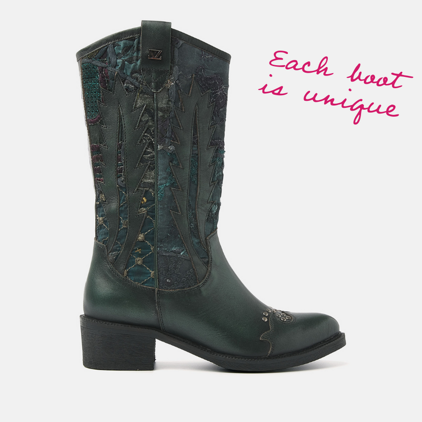Damen-Stiefel 85.631 Green