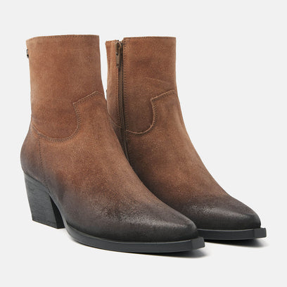 Damen-Stiefeletten 85.632 Cognac