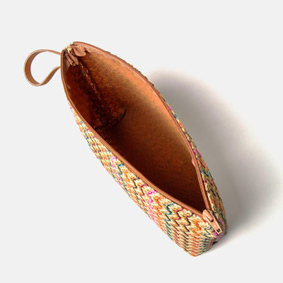 Elba Raffia-Tasche Medium Multi