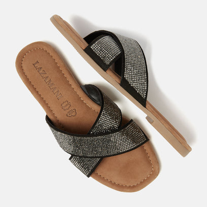 Lexi Damen Wildleder-Pantoletten Pewter