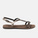 Malia Damen Leder-Sandalen Pewter