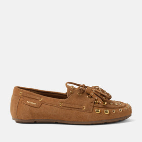Stella Damen Wildleder-Mokassins Cognac Stella Damen Wildleder-Mokassins Cognac