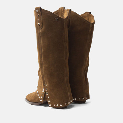 Jane Damen Wildleder-Stiefel Moss