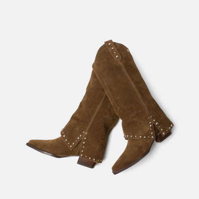 Jane Damen Wildleder-Stiefel Moss
