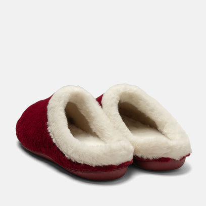 Isabel Damen Hausschuhe Burgundy
