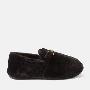 Floor Damen Hausschuhe Black Floor Damen Hausschuhe Black