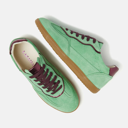 San Sebastian Wildleder Damen Sneaker Green