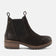 Lia Damen Leder Chelsea-Boots Black
