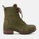 Kia Damen Leder-Schnürboots Green