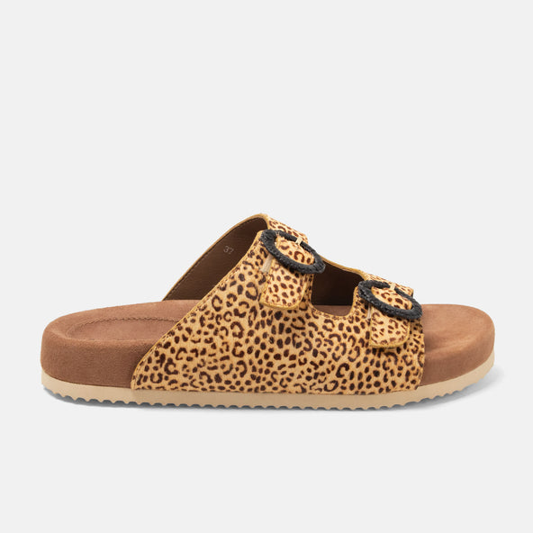 Karmen Damen Pantoletten Leopard Karmen Damen Pantoletten Leopard