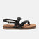 Nilda Damen Leder-Sandalen Black