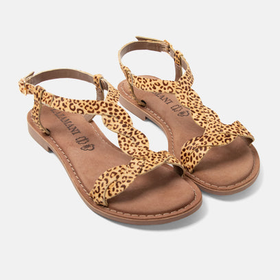 Aida Damen Sandalen Leopard
