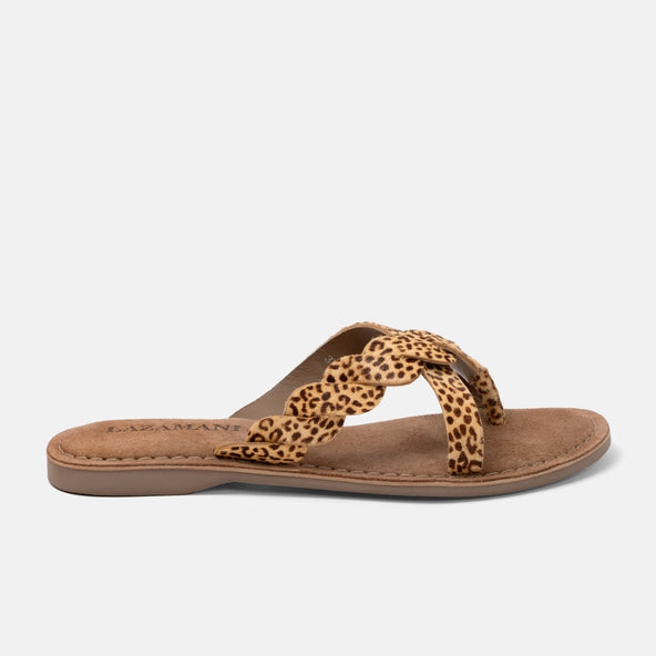 Ava Damen Zehentrenner Leopard Ava Damen Zehentrenner Leopard