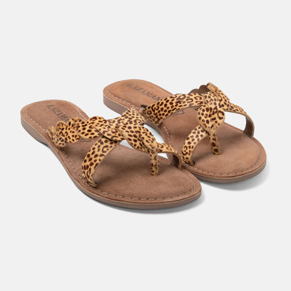 Ava Damen Zehentrenner Leopard
