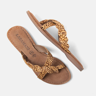 Ava Damen Zehentrenner Leopard