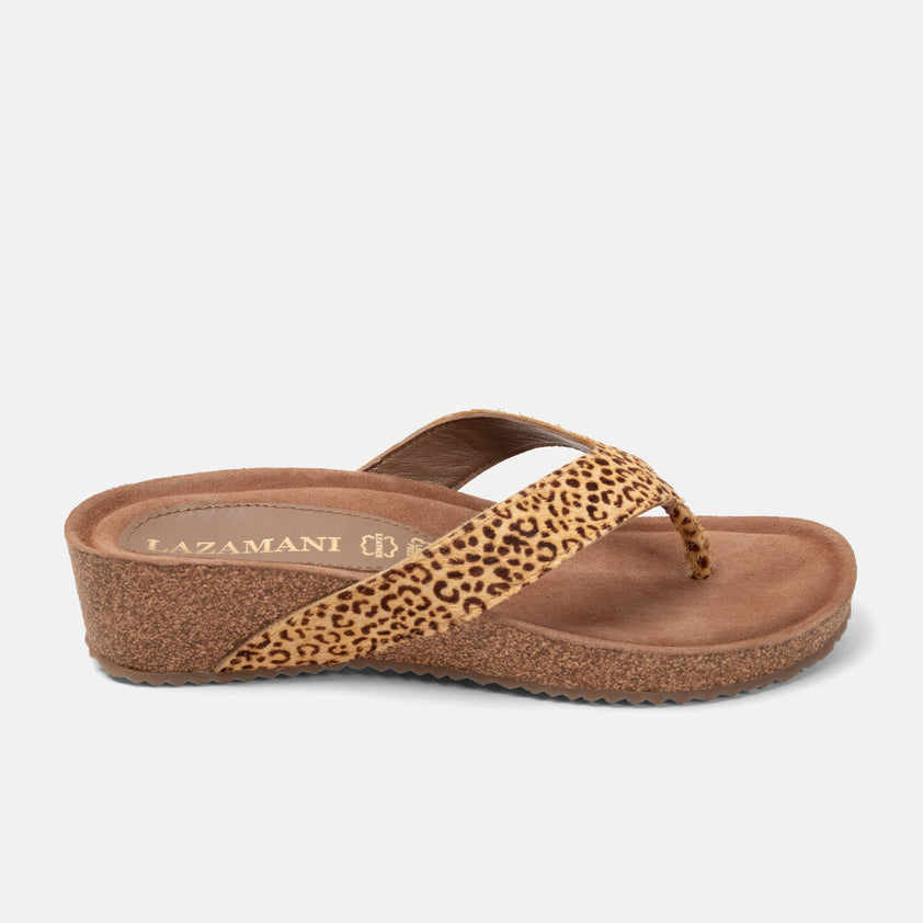 Laura Damen Pantoletten Leopard