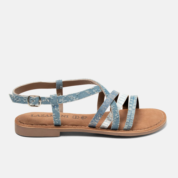 Zuri Damen Sandalen Denim Zuri Damen Sandalen Denim