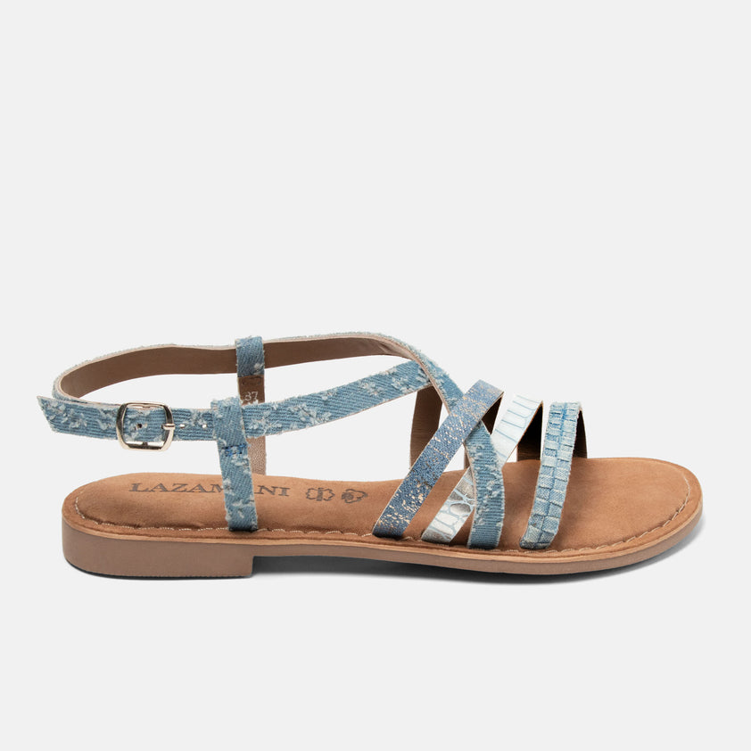 Zuri Damen Sandalen Denim