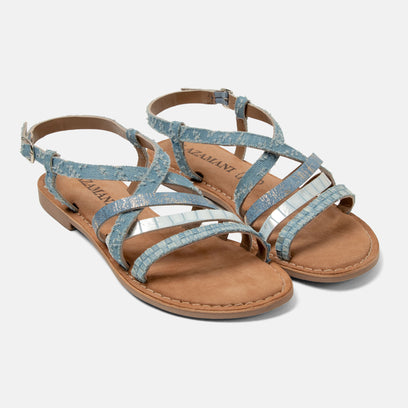 Zuri Damen Sandalen Denim