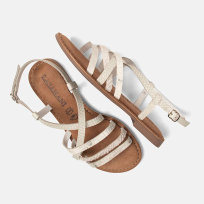 Zuri Damen Sandalen White