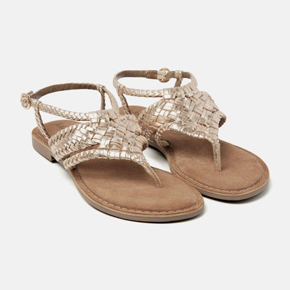 Valerie Damen Ledersandalen Rose