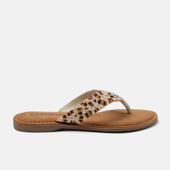 Ebba Damen Leder-Zehentrenner Offwhite Ebba Damen Leder-Zehentrenner Offwhite
