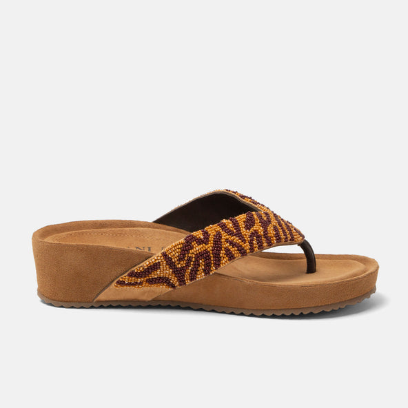 Liv Damen Leder-Zehentrenner Brown Liv Damen Leder-Zehentrenner Brown