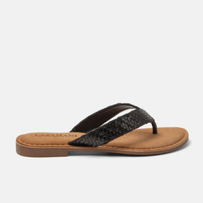 Jule Damen Zehentrenner Black Jule Damen Zehentrenner Black