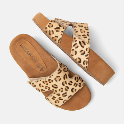 Mille Damen Pantoletten Leopard