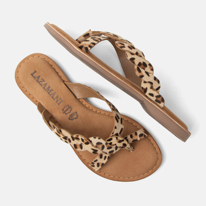 Avi Damen Zehentrenner Leopard