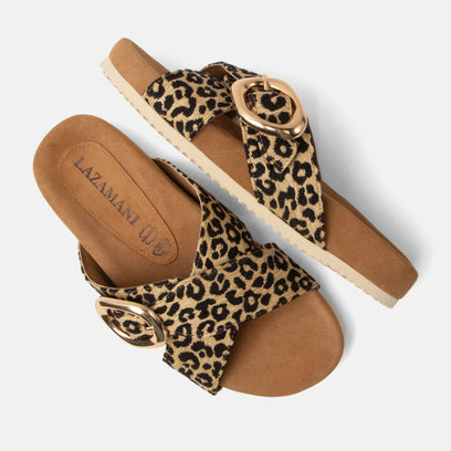 Kaja Damen Pantoletten Leopard