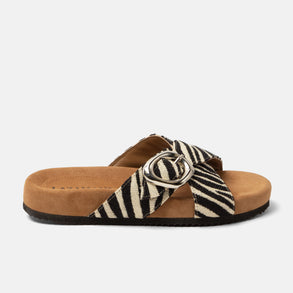 Kaja Damen Pantoletten Zebra Kaja Damen Pantoletten Zebra