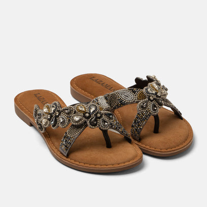 Pena Damen Zehentrenner Grey