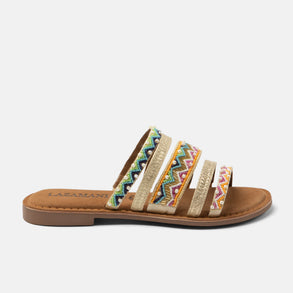 Loa Damen Pantoletten Multi Loa Damen Pantoletten Multi