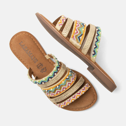 Loa Damen Pantoletten Multi