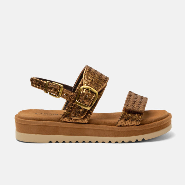 Fenna Damen Sandalen Copper Fenna Damen Sandalen Copper