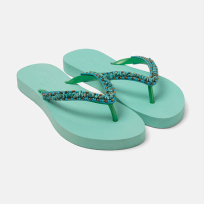 Palma Beach Damen Flip Flops Aqua