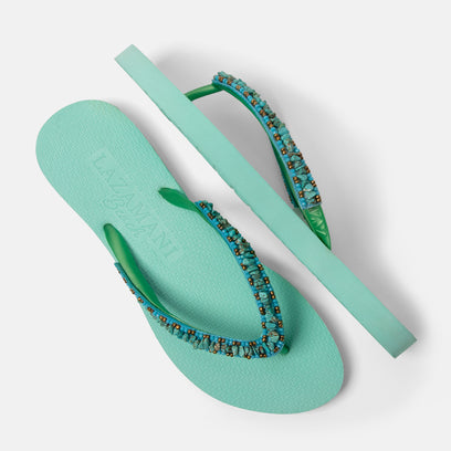 Palma Beach Damen Flip Flops Aqua