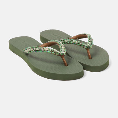 Palma Beach Damen Flip Flops Green