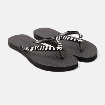 Lanzarote Beach Damen Flip Flops Zebra