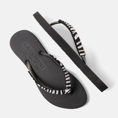 Lanzarote Beach Damen Flip Flops Zebra