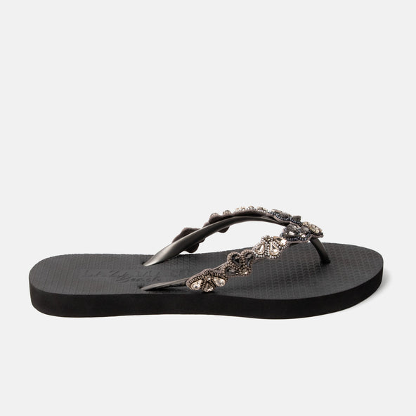 Menorca Beach Damen Flip Flops Black Menorca Beach Damen Flip Flops Black