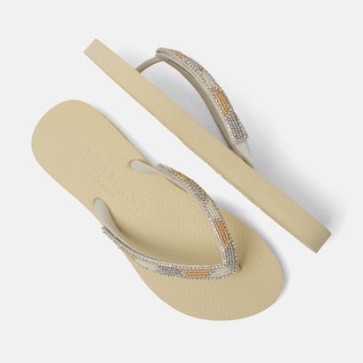Fraser Beach Damen Flip Flops Offwhite