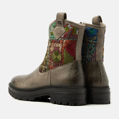 Vienne Damen Leder-Boots Fango