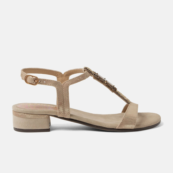 Hilaria Damen Wildleder-Sandalen Biscuit Hilaria Damen Wildleder-Sandalen Biscuit