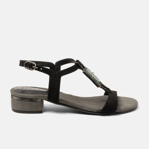 Hilaria Damen Wildleder-Sandalen Black Hilaria Damen Wildleder-Sandalen Black